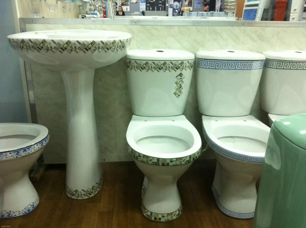 Apa yang lebih baik untuk toilet: porselen atau kesayangan? Pro dan kontra dari Sanatayans dan Sanfarfora. Bahan apa yang lebih baik? 10546_4