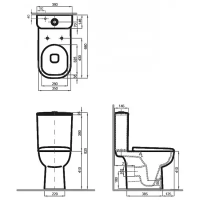 Bearing toilet (75 photos): What is it? Pros and cons of the toilet bowls without a rim, features of the filter models and toilet bowls compact, reviews 10547_60