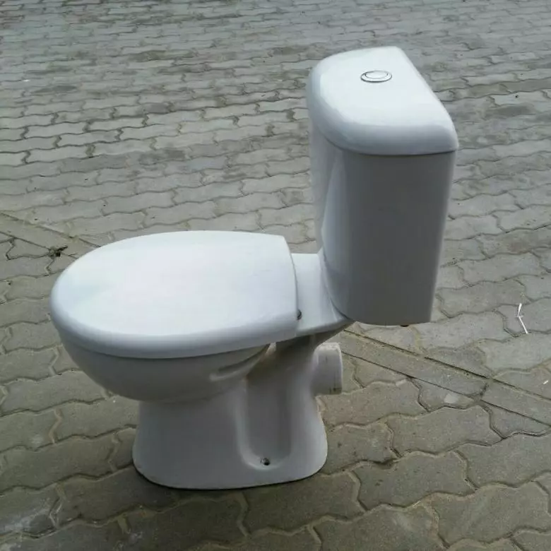 Тоалетна с директен освобождаване: Особеностите на тоалетната с хоризонтален дренаж. Какво е най-добрият начин: пряк или наклонена? Размери, височина и други параметри 10548_14