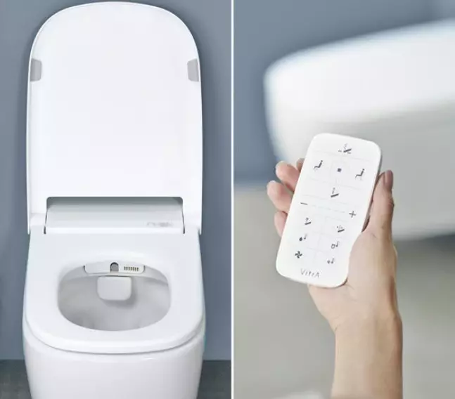 Toilet med bidet Funktion: Vedhæng toilet to i et med et indbygget toilet bidet, gulv toilet, kombineret med en bift, anmeldelser 10554_10
