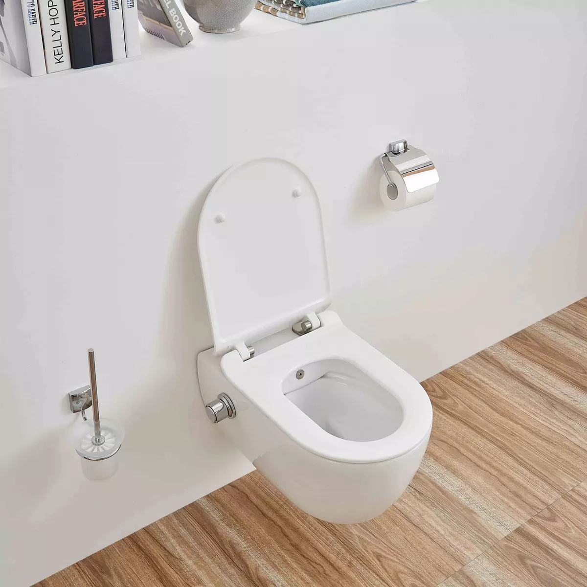 ஒரு Bidet செயல்பாடு கொண்ட கழிவறை: பதக்கத்தில் கழிப்பறை இரண்டு ஒரு உள்ளமைக்கப்பட்ட கழிப்பறை bidet ஒரு உள்ளமைக்கப்பட்ட கழிப்பறை, மாடி கழிப்பறை, ஒரு bift, விமர்சனங்களை 10554_16