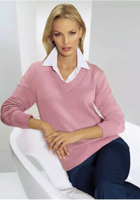 Пуловер (21 сүрөт): секирип, свитерлерден эмнеси менен айырмаланат? 1055_9