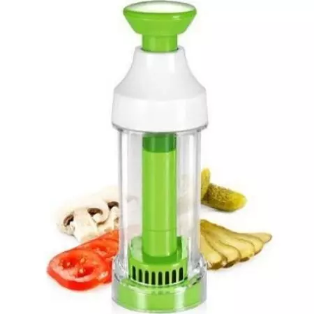 Spiralizer: Pour les pommes de terre et autres légumes. Slicer à gratterie en spirale et spiralque électrique, spiralacère de la buse pour la coupe de la figure 10581_16