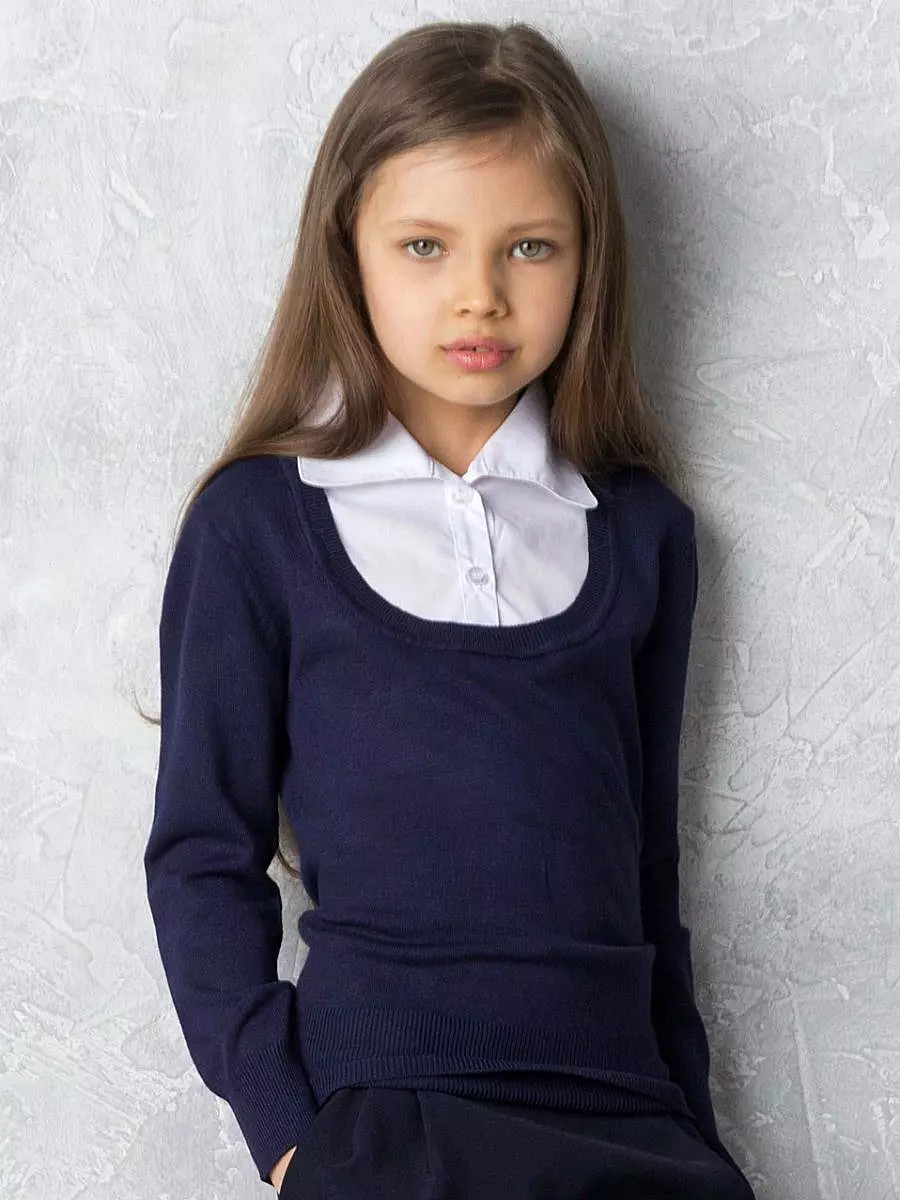 Otroški pulover 2021 (48 fotografij): Elegantni modeli za fante in dekleta od 2 let 1059_10