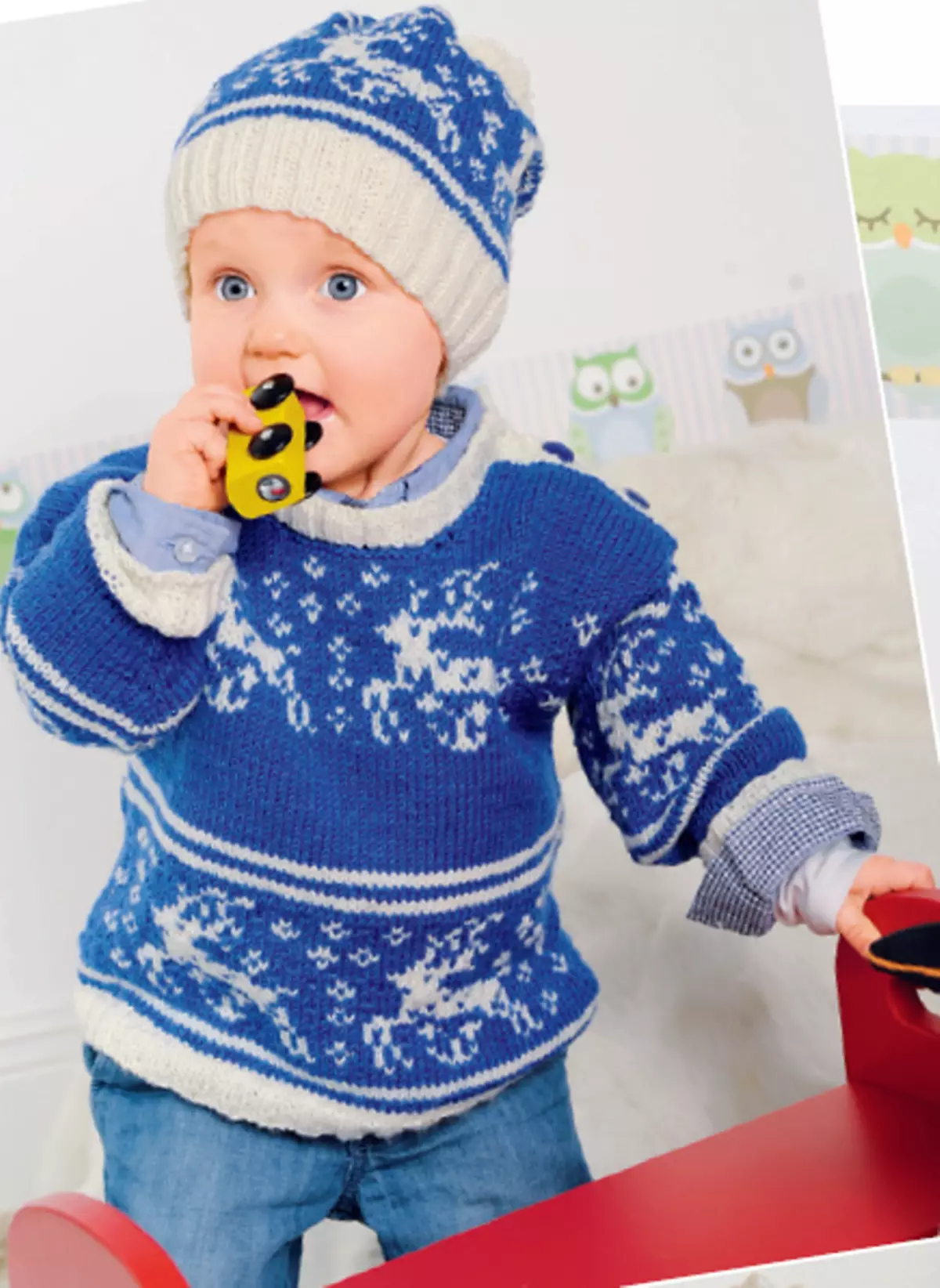 Детски пуловер 2021 (48 снимки): стилни модели за момичета и момчета от 2 години 1059_28
