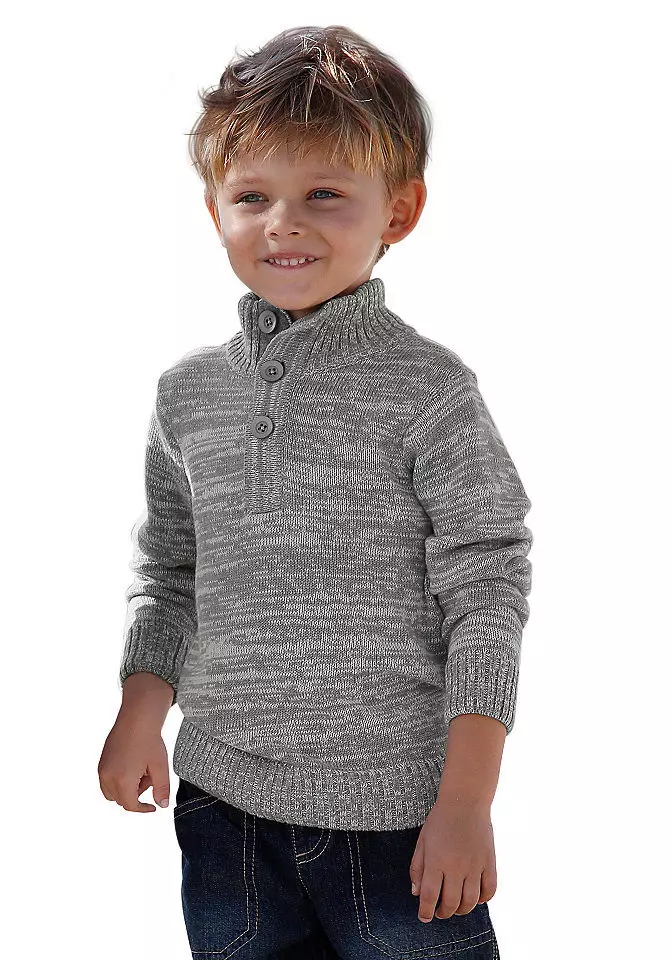 Vaikų megztinis 2021 (48 nuotraukos): stilingi berniukų ir mergaičių modeliai nuo 2 metų 1059_31