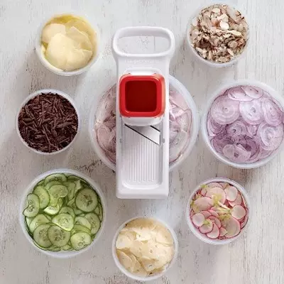 Tupperware Terki: Spiralizer för grönsaker och graters med en behållare, en shredder för ost och 