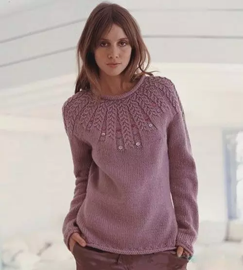 Knitted Pullovers 2021 (53 foto's): Populêre frouljusmodellen 1061_24