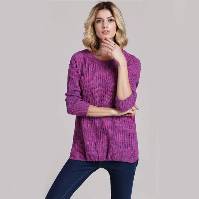 PulloVers tricotés 2021 (53 photos): Modèles populaires pour femmes 1061_44