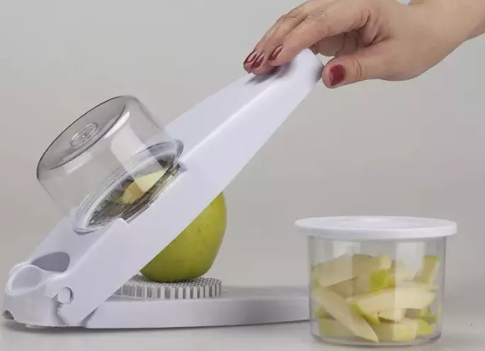 Multislacer: for vegetables and fruits. How to prepare a multislider grater and use it? How does vegetable cutter work? 10623_6