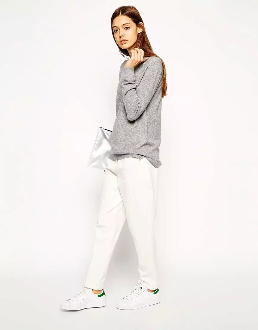 Female Cashmere Jumper (66 Valokuvat): V-kaula, Classic Cashmere Jumper 1065_35