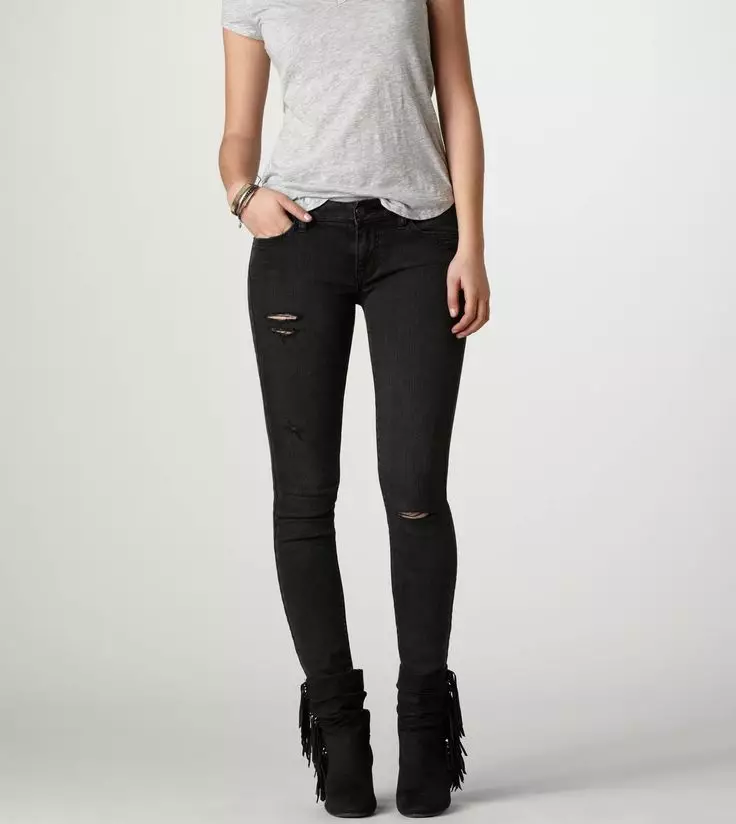 Jeggings cách điện (50 hình ảnh): Làm trắng da, trên lông cừu, trên lông thú, với phường, dành cho phụ nữ mang thai, cho các cô gái, mùa đông ấm áp 1071_7