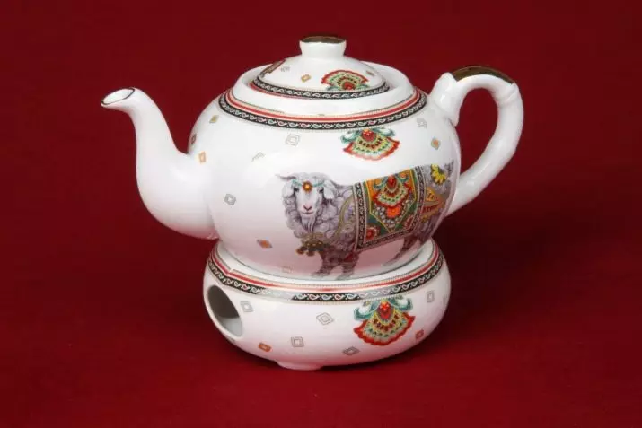 Tasing Teapot dipanaskeun tina lilin: Tarjamah kaca sareng teaster keramik nganggo nangtung sareng lilin 10734_10