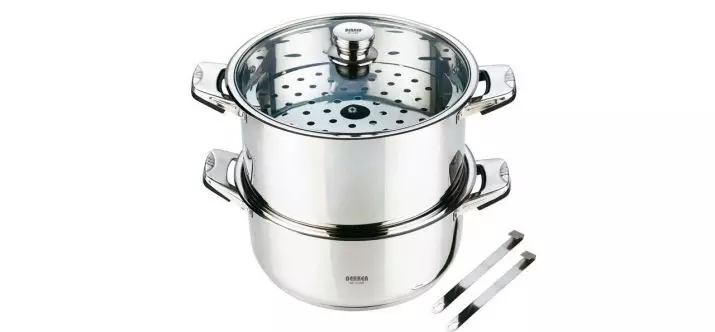 Cookware por induktaj slaboj: Kio taŭga? Kiel elekti aron por kuirada panelo? Induktaj signoj. Taksaj fabrikantoj 10741_16