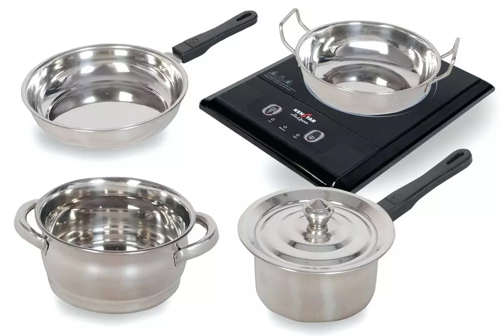 Cookware cho tấm cảm ứng: những gì phù hợp? Làm thế nào để chọn một bộ cho một bảng điều khiển nấu ăn? Dấu hiệu cảm ứng. Nhà sản xuất đánh giá 10741_21