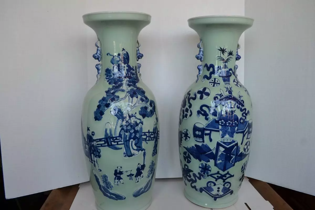 Chinese porselein (51 foto's): ontwikkeling geskiedenis, vintage vase en moderne wit eetgerei met brons. Hoe om ware porselein te onderskei van valse? 10756_14