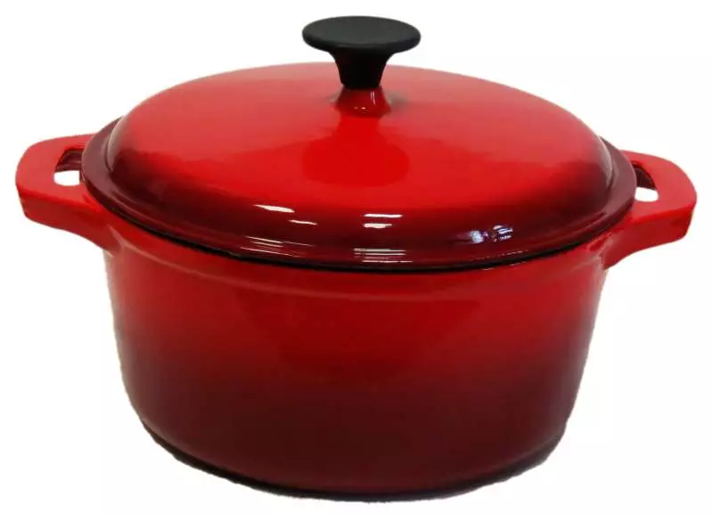 搪瓷平底鍋（27張）：俄羅斯生產的平底鍋的描述和其他型號。是否有可能將它們放入烤箱中？與不銹鋼碟比較。 10761_6