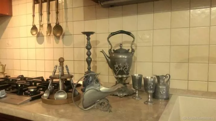 Cookware ya bati: Maelezo ya Tableware ya Arina na wazalishaji wengine. Faida na sahani za hatari kutoka kwa TIN. 10765_6