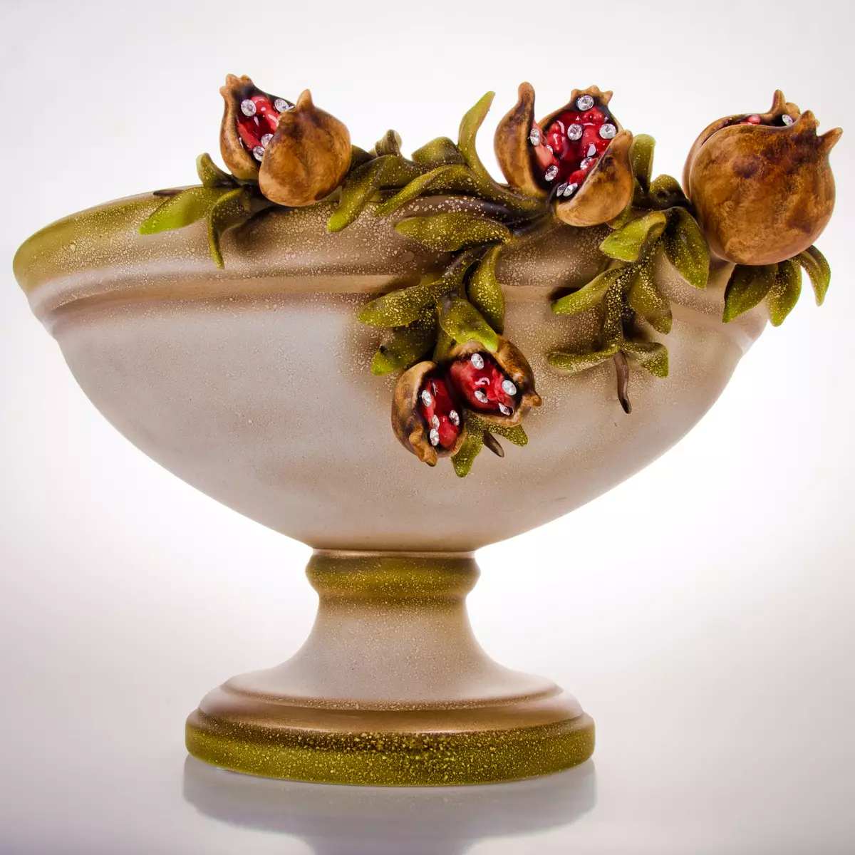 Fructica: 3-tier hylde og metal vaser til frugter, krystal bordservice på benet og andre muligheder 10777_19
