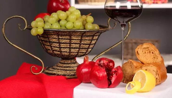 Fruta: estante de 3 niveles y jarrones de metal para frutas, vajillas de cristal en la pierna y otras opciones 10777_28