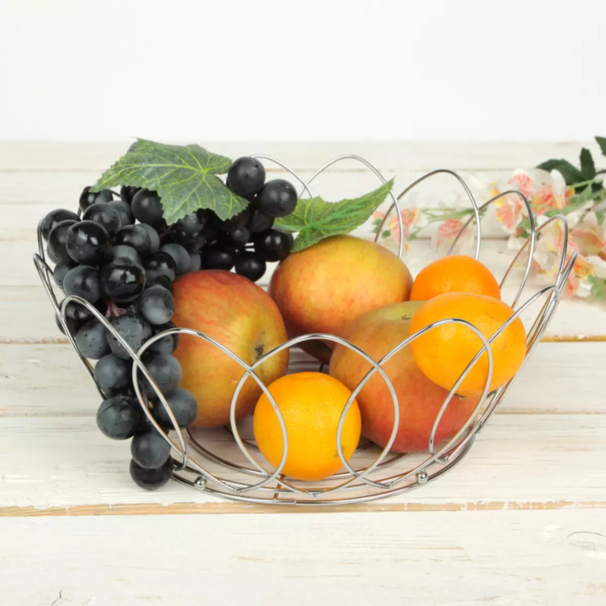 Fructica: 3-ниво полица и метални вазни за овошје, кристални садови на ногата и други опции 10777_5