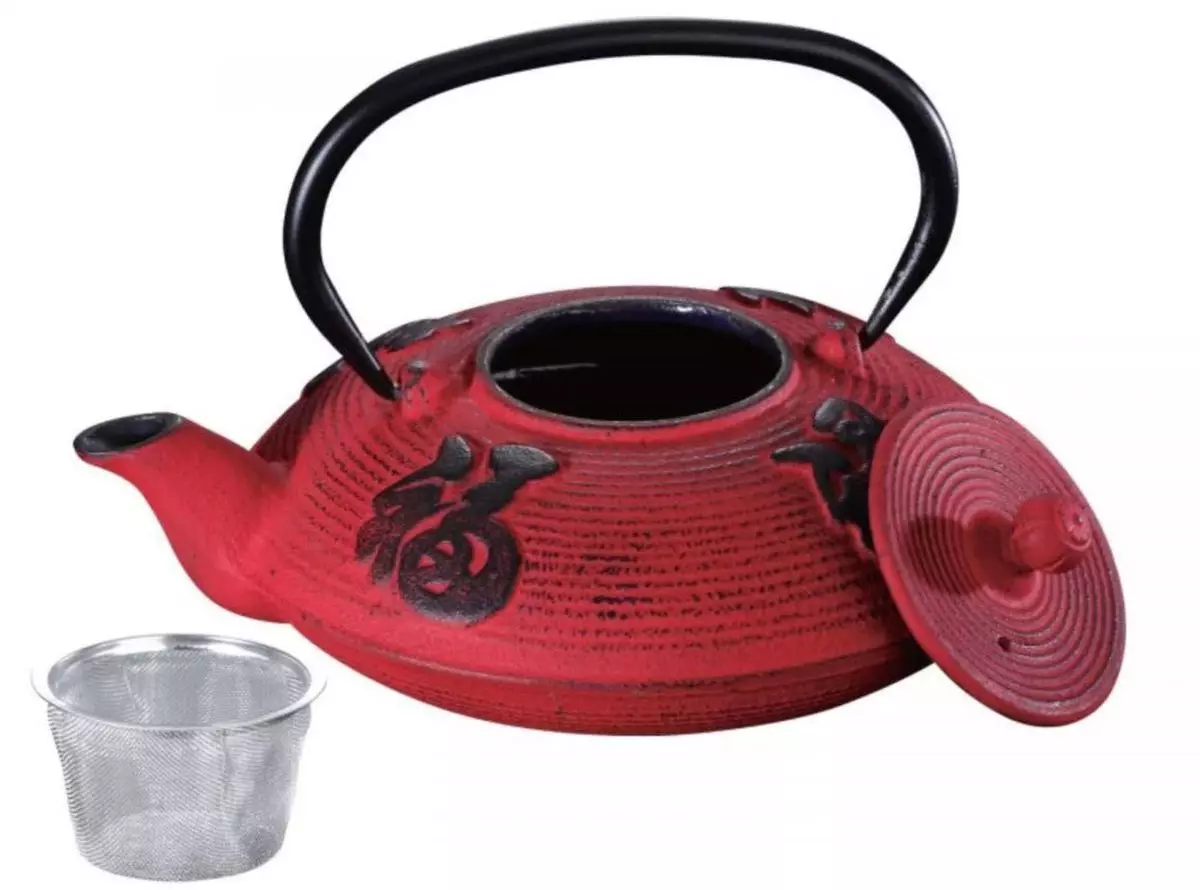 Teapot (42 sary): lovia ho an'ny dite mafana, modely misy bokotra sy kofehy, Gipfel ary avo kokoa, Mayer & Boch ary Bodum 10779_27