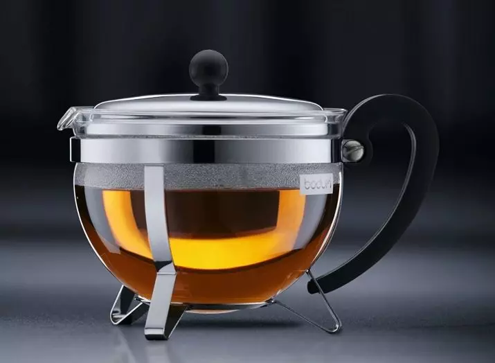 Teapot (42 sary): lovia ho an'ny dite mafana, modely misy bokotra sy kofehy, Gipfel ary avo kokoa, Mayer & Boch ary Bodum 10779_40