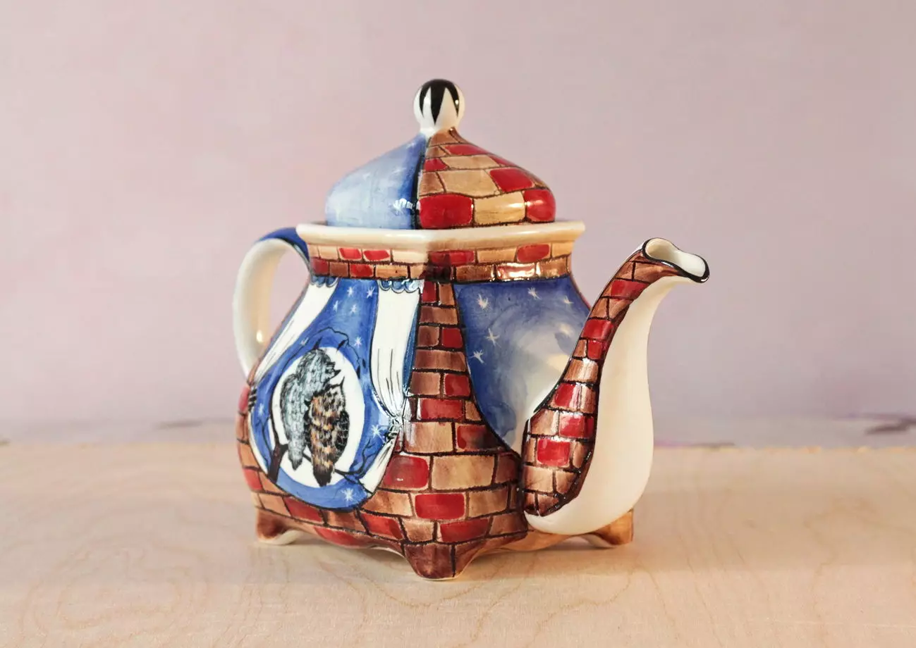 Teapot (42 sary): lovia ho an'ny dite mafana, modely misy bokotra sy kofehy, Gipfel ary avo kokoa, Mayer & Boch ary Bodum 10779_5