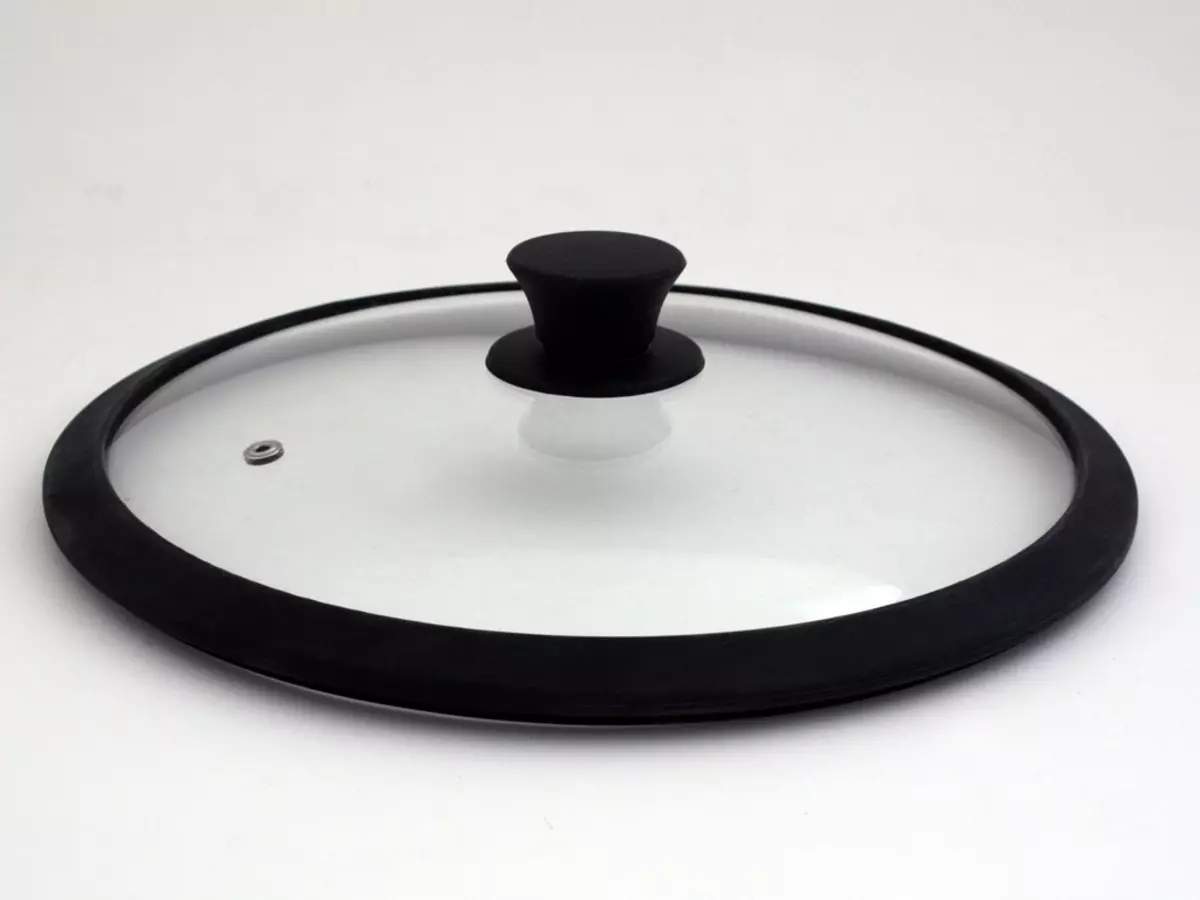 用於平底鍋的帽子：矽膠蓋領紙和平底鍋通用型號。如何儲存玻璃蓋和不銹鋼？ 。 10794_9