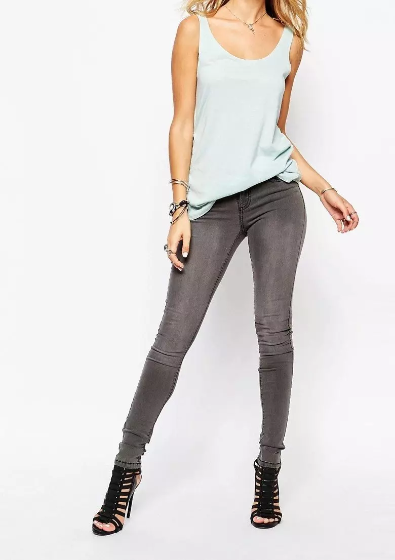 ဂျင်းဘောင်းဘီကိုဆန့် (52 ခု) - အဘယျသို့အဘယျသို့, အမျိုးသမီးဆန့် jeans မော်ဒယ်များ 1081_2
