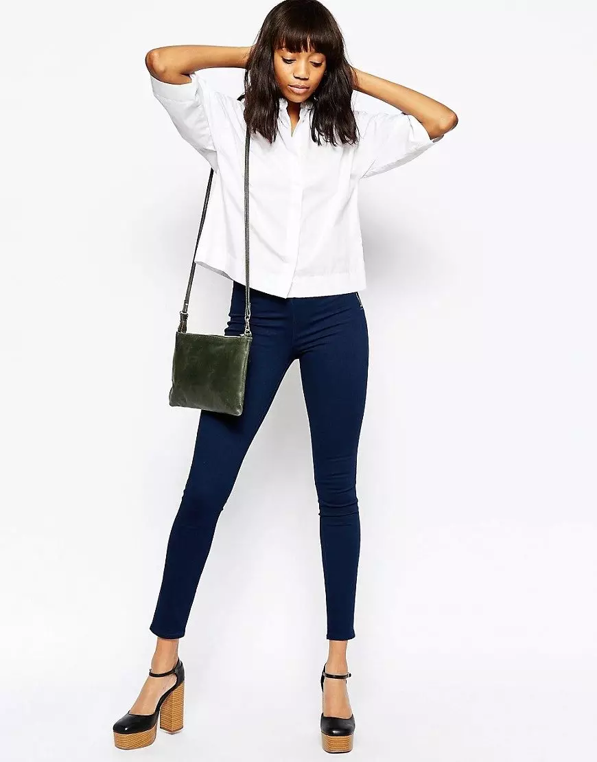 Stretch Jeans (52 Fotografii): Ce este, modele de feminin stretch jeans 1081_7