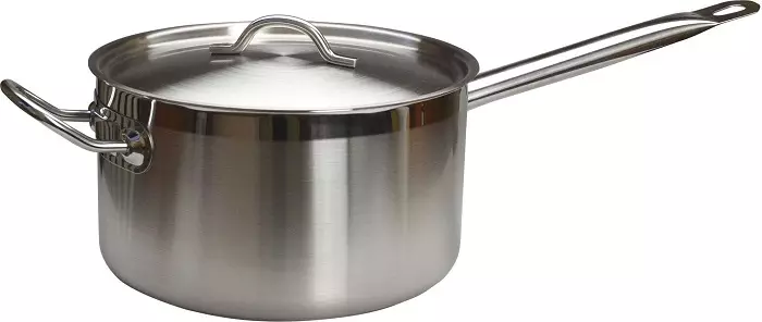 Sawsean（45張照片）：什麼是烹飪？什麼不同的煎鍋和平底鍋？蓋子和沒有鑄鐵和銅的厚底有很小的鏡頭 10828_7