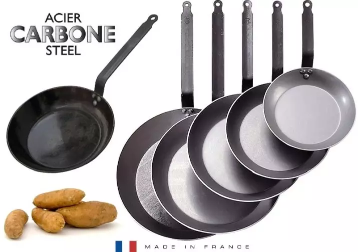 De Buyer Frying Pan: Ciri-ciri Pan Perancis Pan Mineral B Elemen, Model Utama dan Lain, Ulasan Pelanggan 10867_6