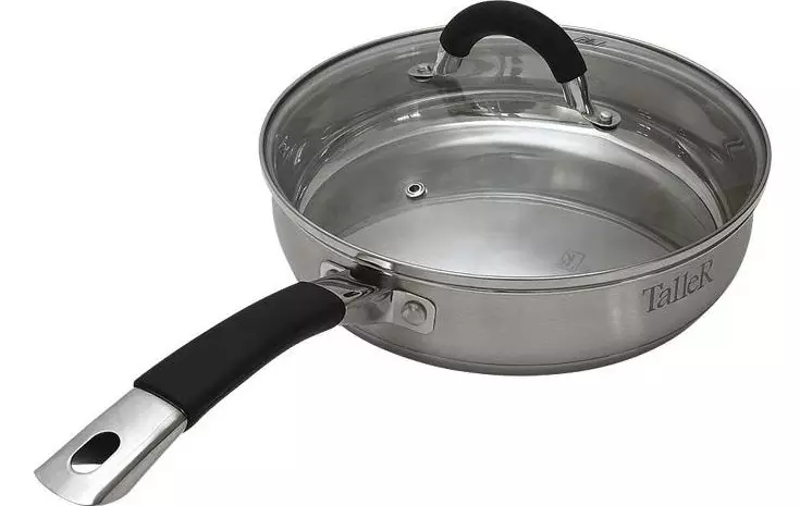 Tampilan Goreng Tresna: Woking Frying Pans kanthi lapisan non-kelet lan model liyane, review pelanggan 10869_9