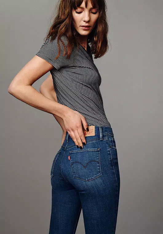 Amerikaanske Jeans: Damesmerken jeans fan Amearika, hoe it orizjineel te ûnderskieden 1089_25