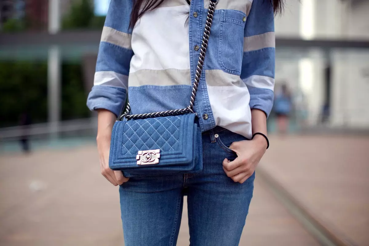 Jeans americanos: jeans de marca feminina da América, como distinguir o original 1089_40