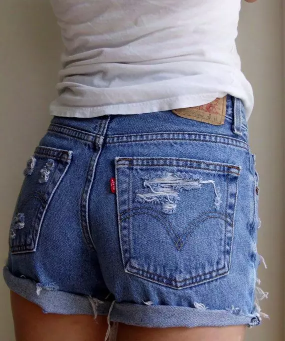 Jeans Americanaidd: Jeans brand menywod o America, sut i wahaniaethu'r gwreiddiol 1089_47