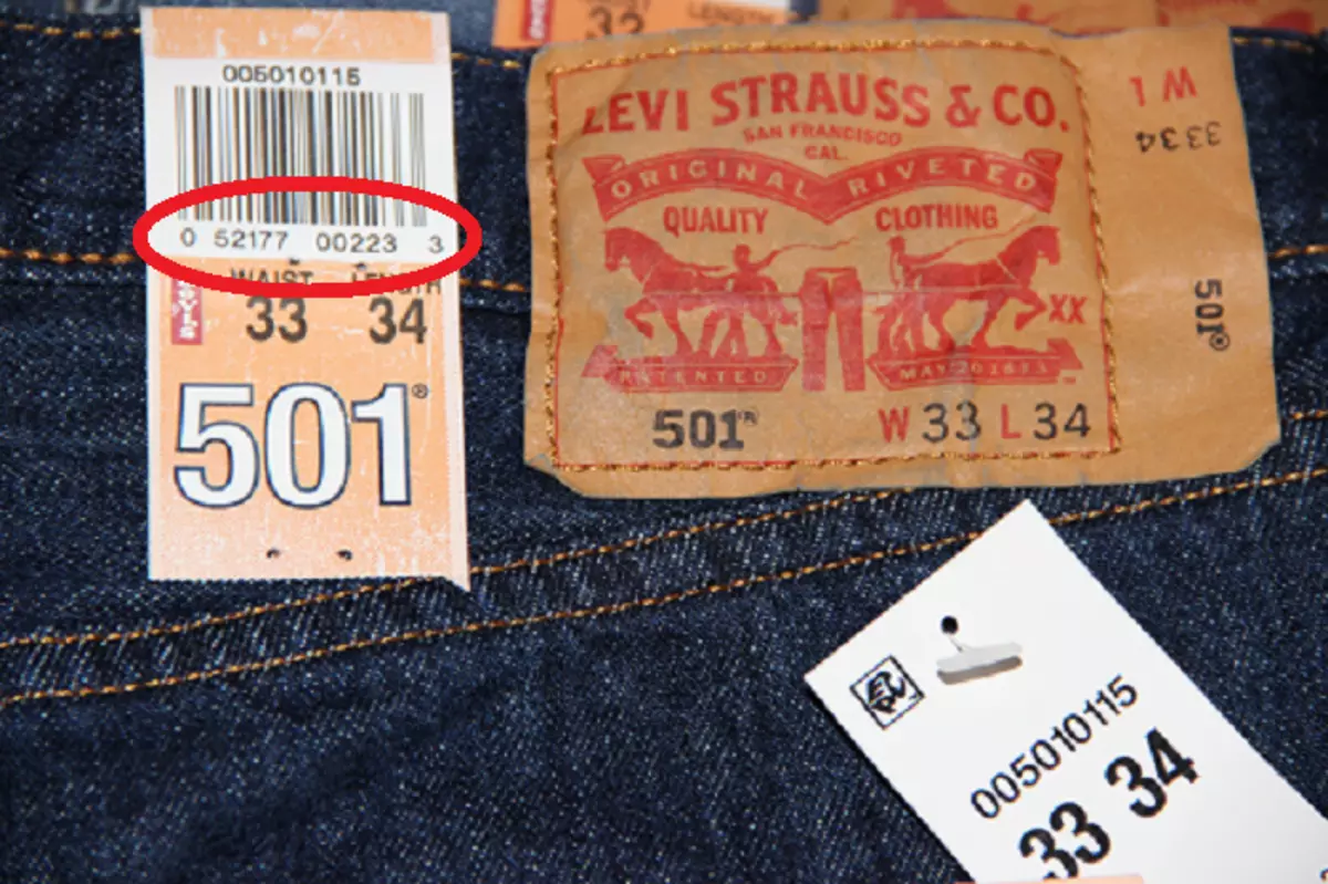 Amerikanska jeans: Kvinnors märkes jeans från Amerika, hur man skiljer originalet 1089_50