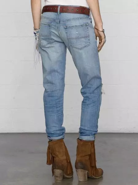 Amerikan jeansleri: Aýallaryň markaly metaly Amerikadan markaly metdiler, asyl nusgasyny nädip tapawutlandyrmaly 1089_68