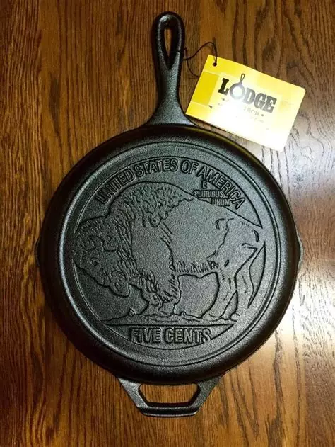 Lodge Stying Pan: American Cast Iron Grill Pan, Pandekage Frying Pan og andre modeller 10906_15