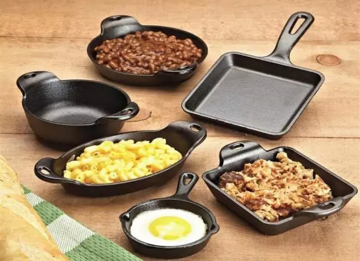 Lodge Frying PAN: Amerîkî Grill Pan, Pancake Frying Pan û Modelên din 10906_7
