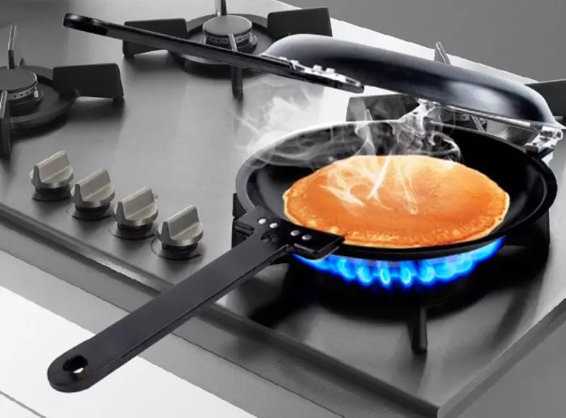 双面煎锅：双烤架煎锅，用于感应板的平底锅和电气型号。评论 10914_24