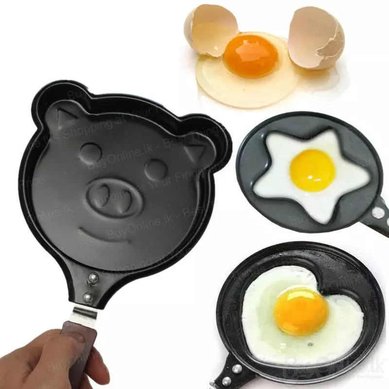 Frying pan for scrambled eggs: Frying requirements for frying glazing, description of figured small frying pan and other models 10936_13