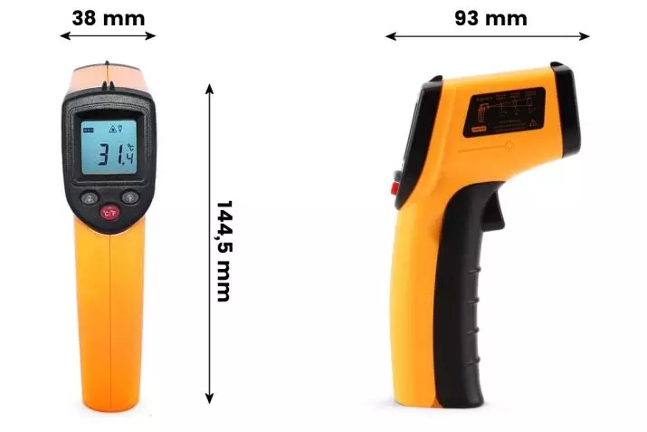 Bir yağ çubuğu olan termometreler: uzak bir prob ile dijital mutfak termometresi nedir? Sıcak yemeklerin sıcaklığını ölçmek için elektronik ve mekanik çeşitler 10953_11