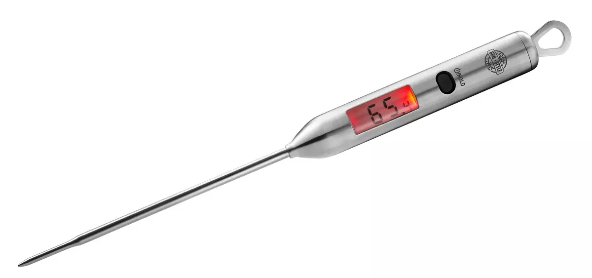 Termometer dengan dipstick: Apa itu termometer dapur digital dengan probe jarak jauh? Varietas elektronik dan mekanik untuk mengukur suhu hidangan panas 10953_2