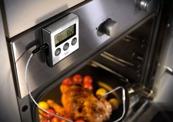 Fleischthermometer: So verwenden Sie drahtlose Geräte und mit einer Remote-Nadel? Wie erstellt man die Bereitschaftstemperatur auf dem Tisch? 10974_12