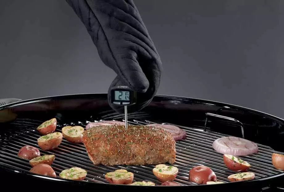 Fleischthermometer: So verwenden Sie drahtlose Geräte und mit einer Remote-Nadel? Wie erstellt man die Bereitschaftstemperatur auf dem Tisch? 10974_15