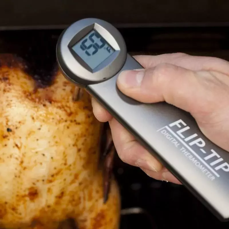 Fleischthermometer: So verwenden Sie drahtlose Geräte und mit einer Remote-Nadel? Wie erstellt man die Bereitschaftstemperatur auf dem Tisch? 10974_24