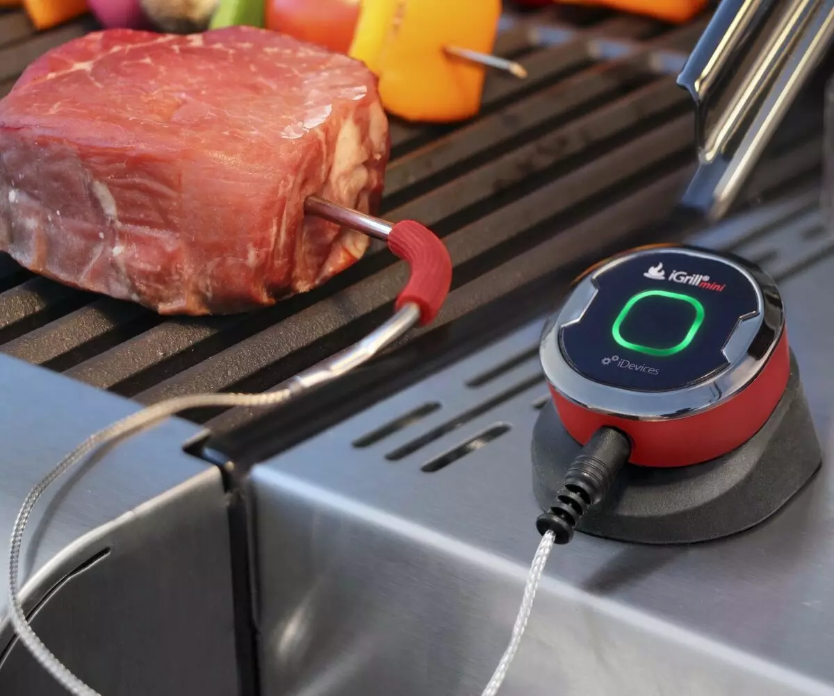 Fleischthermometer: So verwenden Sie drahtlose Geräte und mit einer Remote-Nadel? Wie erstellt man die Bereitschaftstemperatur auf dem Tisch? 10974_4