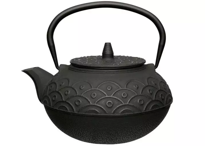 Cam khwb cia hlau vuam teapots: Yuav ua li cas xaiv cov kettle ntawm cam khwb cia hlau rau tshuaj yej brewing? Qhov zoo thiab qhov tsis zoo. Xyuas 10986_20